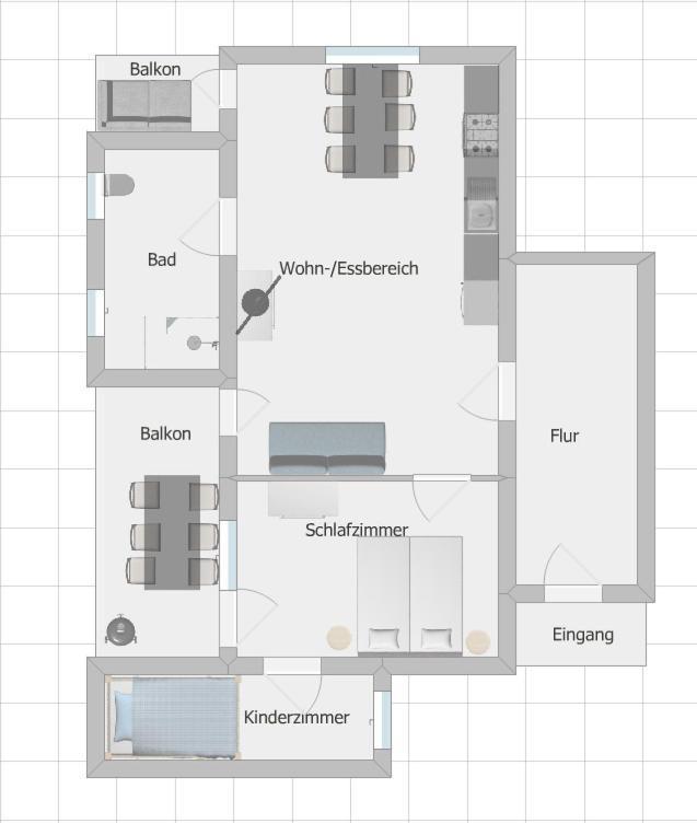 Fewo Winter In Der Villa Waldrand Mit Zwei Balkonen Bad Wunnenberg Bagian luar foto